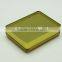 gold metal tinplate boxes for cracker