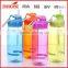 600ml sport drinking water bottle with carabiner clip for cycling gym biking