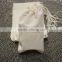 blank muslin cotton canvas drawstring bag folding shopping color bag