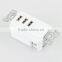 Newer Technology Power AC 5V 3.1A Wall Plate with 3 USB Charging Ports (White)