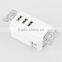 5V/3100mA 3 USB Ports Wall Socket Charger Electrical Power Outlet Panel Plate