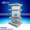 Shelf with back mesh