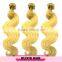 brazilian body wave 613 color human hair weaving,high quality two tone human peruvian hair virgin hair with factory price
