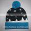 Hot sale knitted christmas hat crochet Led beanie hats