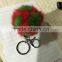 High Quality Fur Keychain From China Real Fox Fur Keychain