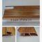 hot sell wood grain PVC floor skirting