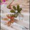 Plastic clear bobby pins with flower and pearl decoration