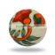 Ceramic Tomato with Red Flower print