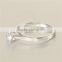 2015 New Model Fashion Wedding Single Stone Ring Designs 925 Sterling Silver Rings
