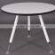 Dia 900mm Office Round Meeting Negotiation Desk Wood Steel