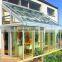 The world most popular aluminum alloy glass house,green house, sunroom/wood-aluminium composite sunroom