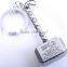 Newest Marvel Thor keychain Thor hammer keychain alloy hammer of Thor keychain