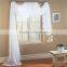 Latest curtain designs 2015 Solid Voile Sheer Custom color Window Valance