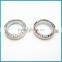 25mm Or 30mm Round Shape Stainless Steel Glass Window Floating Locket
