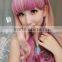 New Lolita Harajuku mixed Colors Curly Wavy Long Hair Anime Cosplay Full Wig