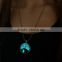 Couples picture 2016 Christmas gift for BF/GF jewelry glowing in the dark pendant CP glow necklaces