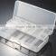 Recyclable free sample small plastic fishing box with tackles