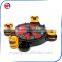 Powered spin roulette lucky shot glass drinking game set