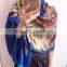 Dreamlike Digital Print Light Soft Square Pure Silk Scarf in Super Quality