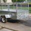 Hot Sales!!!2016 New Type Galvanized Sheet Floor And Side Panel 7x4ft Caged Box Trailer