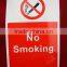 Cheap printing customized no smoking pvc sticker