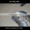 rounded coils concertina wire razor concertina barbed wire