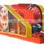 Double roller crusher for brick making