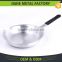 Steel Handle Chicken Coating White Ceramic Fry Pan With Silicone