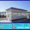 modern low cost prefab steel frame guard house with metal carved board