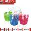 Hot Sale 24L Plastic Laundry Basket for Clothing Cleaning