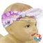 Newborn Lavender Flower White Tank Top And Shorts Summer Kids Clothes Set