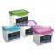 Meal Prep 100% BPA- FREE,Microwave, ROUND food storage box with lock lid