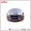 Round shaped OEM logo designer personalized melamine cat bowl without rubber ring