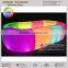 Led Lighted Outdoor Plastic Sectional Bar Counter / Outdoor Bar Table Suite