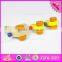 2016 hot sale baby wooden chicken toy, top fashion kids wooden chicken toy W05B153