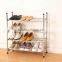 metal adjustable iron cheap shoe rack