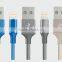 1M Woven cotton mircro USB charging and synch cable