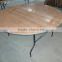 Used Plywood Banquet Round Folding Tables For Sale