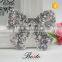 High quality popular silver butterfly sequin patches for baby dresses
