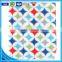 Trade assurance printed custom 100%cotton velour throw baby swaddle blanket