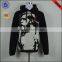 2015 NEW Design! Cotton black color hoodie for men