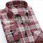 2016 new long sleeve shirt models european plaid man shirt