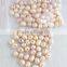 2mm Hole Pink Freshwater Pearl Beads 9-10mm