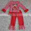 new style fashion holiday wholesale baby christmas boutique outfit