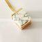 New Arrival Geometrical Shaped Howlite Pendant Necklace