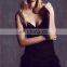2016 European Design Spaghetti Strap Sexy Girls Tight Fringe Dress Dance NT6760