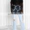Casual Fshion Black Flower Lace Long Sleeve Top