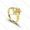 2017 fashion gold plated couple ring stainless steel love jewelry