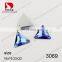 DZ-3069 ab color sew on triangle crystal stones for clothes