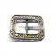 New Product Reasonable Price Letter Oval Buckles Square Engraved Belt Buckle Hardware